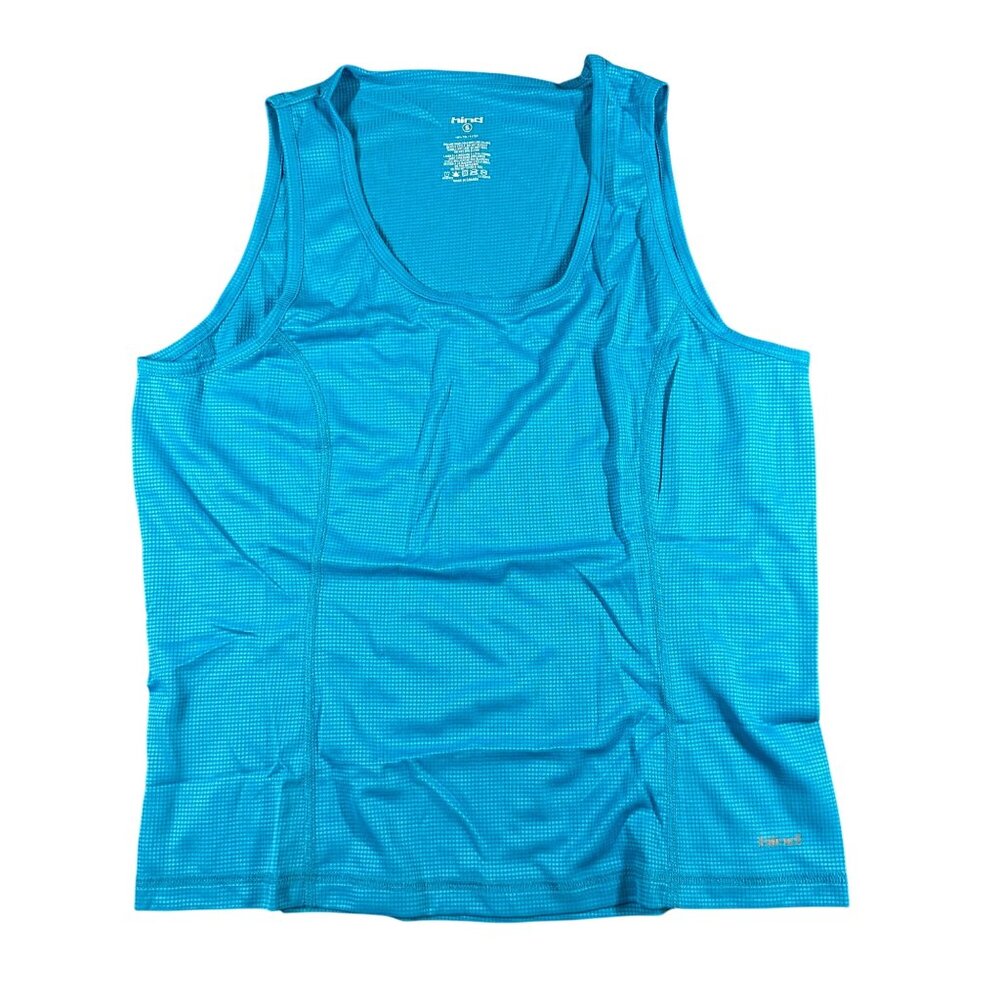 Hind Tank Top Womens Small Blue Sleeveless Pullover Scoop Neck Lightweight NWT